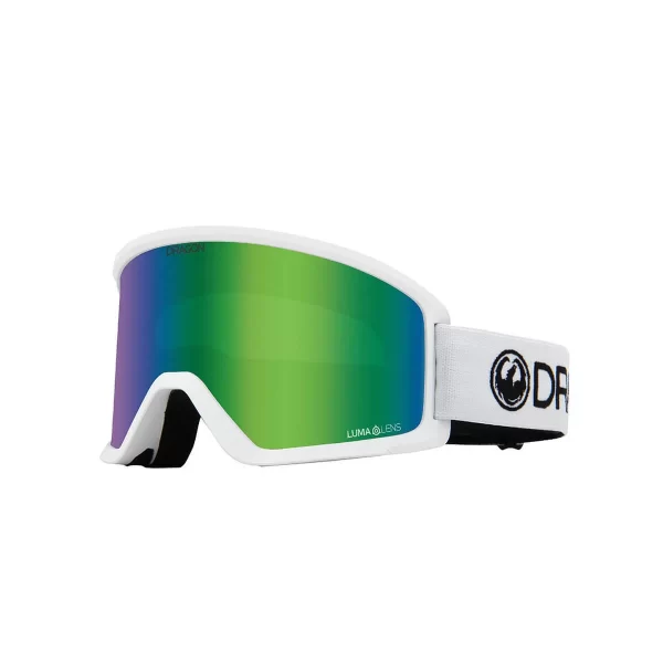 عینک اسکی Dragon مدل DX3 OTG White لنز سبز