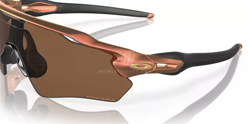 Oakley Radar® EV XS Path® (Youth Fit) Prizm Bronze Lenses, Matte Red/Gold Colorshift Frame