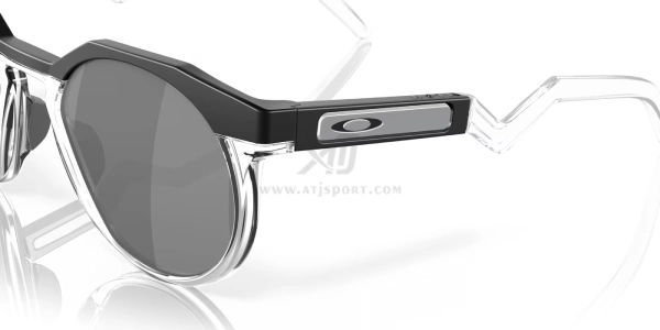 Oakley HSTN Prizm Black Lenses, Matte Black Clear Frame